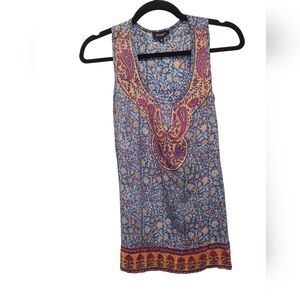 Tolani 100%Silk Tank Size  Xs
